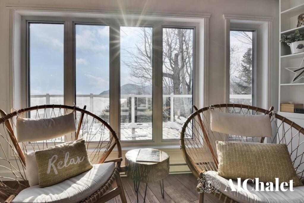Aelpha-M - Magnifique Vue Sur Le Fleuve Villa Baie-Saint-Paul Buitenkant foto