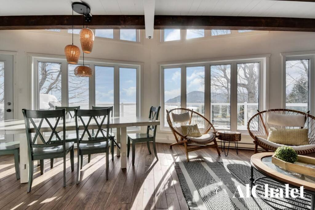Aelpha-M - Magnifique Vue Sur Le Fleuve Villa Baie-Saint-Paul Buitenkant foto
